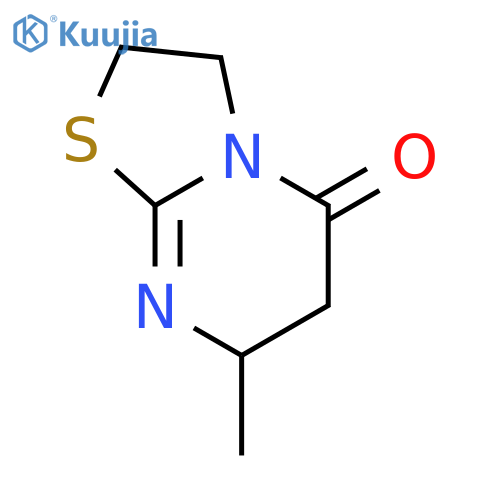 7-methyl-2H,3H,5H,6H,7H-1,3thiazolo3,2-apyrimidin-5-one structure