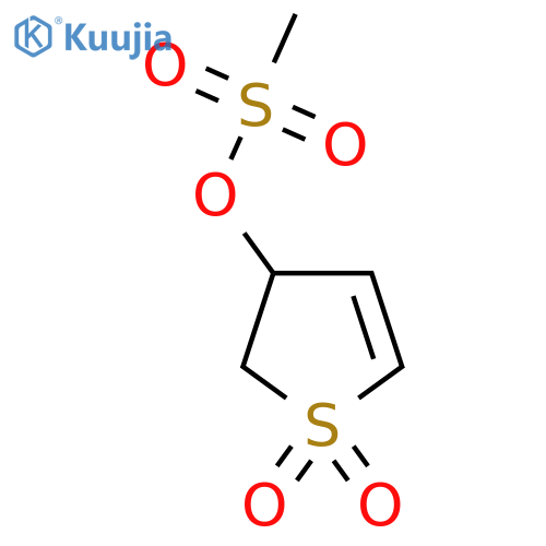 1,1-dioxo-2,3-dihydro-1lambda6-thiophen-3-yl methanesulfonate structure