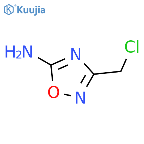 1,2,4-Oxadiazol-5-amine, 3-(chloromethyl)- structure