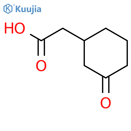 2-(3-Oxocyclohexyl)acetic acid structure