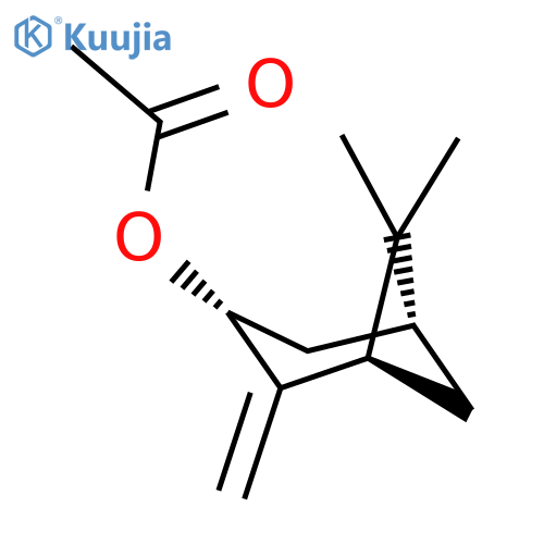 Bicyclo[3.1.1]heptan-3-ol,6,6-dimethyl-2-methylene-, 3-acetate, (1R,3R,5R)- structure