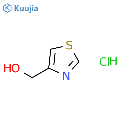 (1,3-thiazol-4-yl)methanol hydrochloride structure