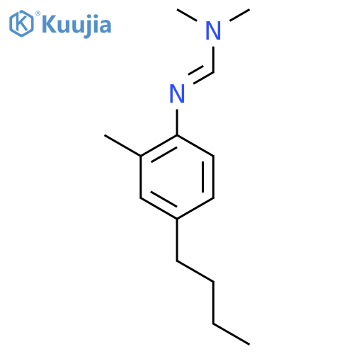 N'-(4-Butyl-2-methylphenyl)-N,N-dimethyl-methanimidamide structure