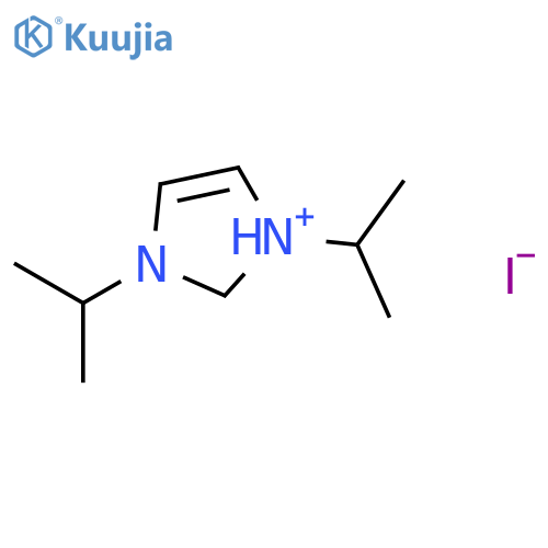 1H-IMIDAZOLIUM, 1,3-BIS(1-METHYLETHYL)-, IODIDE structure