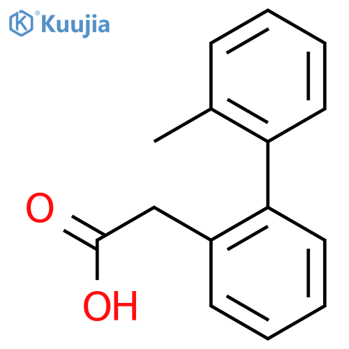 [1,1'-Biphenyl]-2-acetic acid, 2'-methyl- structure