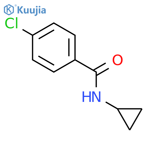 Benzamide, 4-chloro-N-cyclopropyl- structure