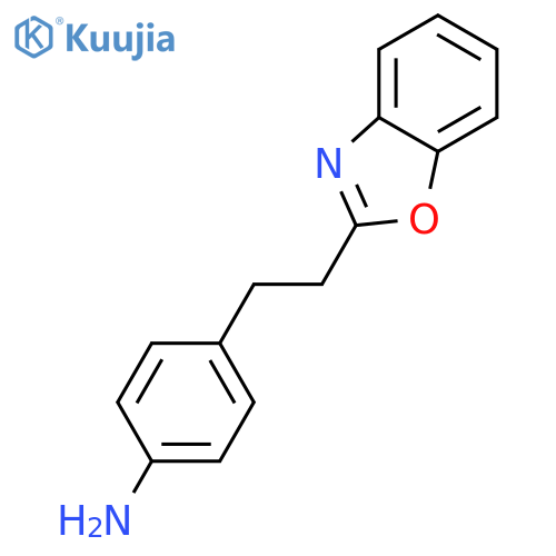 4-(2-Benzooxazol-2-yl-ethyl)-phenylamine structure
