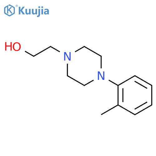 2-4-(2-methylphenyl)piperazin-1-ylethan-1-ol structure