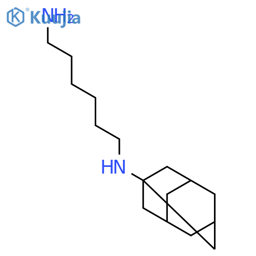 N*1*-Adamantan-1-yl-hexane-1,6-diamine structure
