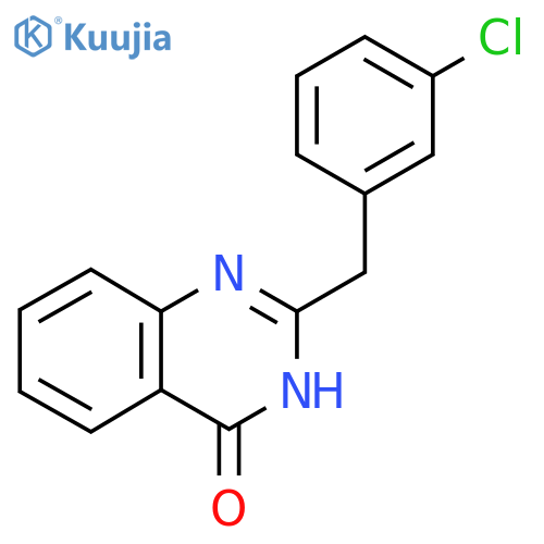 2-(3-chlorobenzyl)-4(3H)-quinazolinone structure