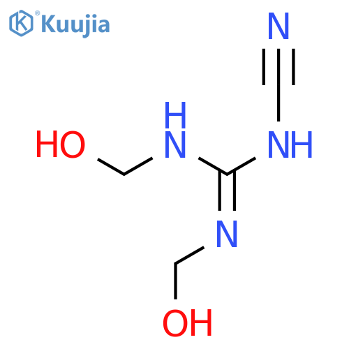 Guanidine,N-cyano-N',N''-bis(hydroxymethyl)- structure