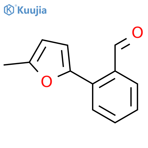 2-(5-Methylfuran-2-yl)benzaldehyde structure