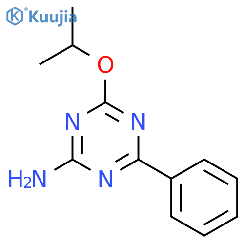 4-Isopropoxy-6-phenyl-1,3,5-triazin-2-amine structure