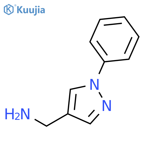 (1-phenyl-1H-pyrazol-4-yl)methylamine hydrochloride structure