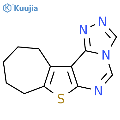 9-thia-11,13,15,16-tetraazatetracyclo8.7.0.0^{2,8}.0^{13,17}heptadeca-1(10),2(8),11,14,16-pentaene structure