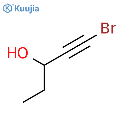 1-Pentyn-3-ol, 1-bromo- structure