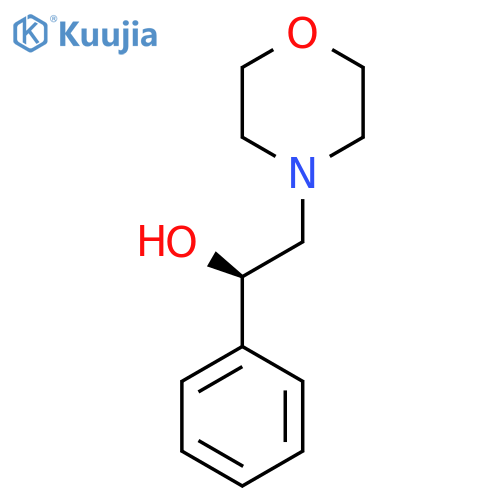 (R)-alpha-(Morpholinomethyl)benzenemethanol structure