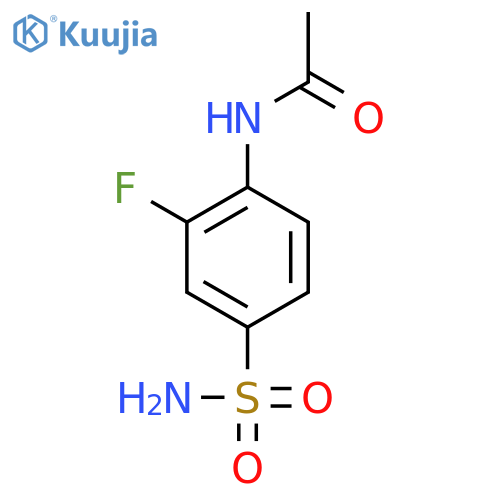 N-(2-Fluoro-4-sulfamoylphenyl)acetamide structure