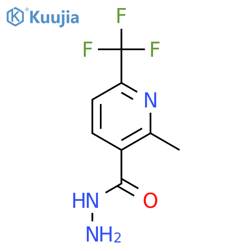 2-Methyl-6-(trifluoromethyl)nicotinohydrazide structure