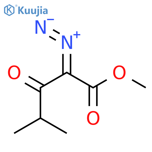methyl 2-diazo-4-methyl-3-oxopentanoate structure