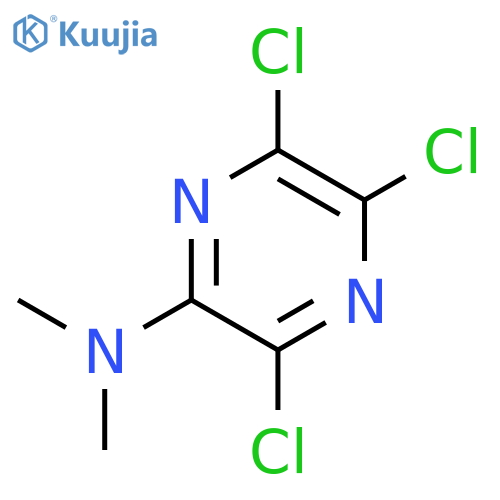 3,5,6-Trichloro-N,N-dimethylpyrazin-2-amine structure