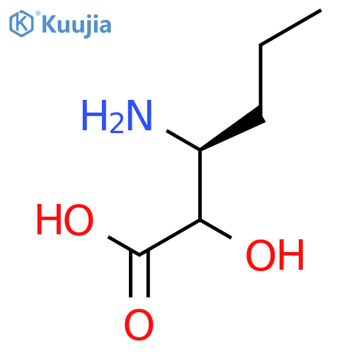 Hexanoic acid,3-amino-2-hydroxy-, (3S)- structure
