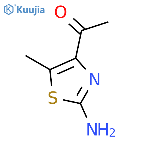 1-(2-Amino-5-methylthiazol-4-yl)ethanone structure