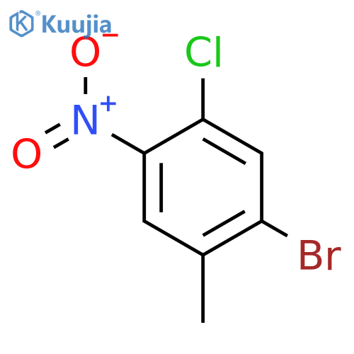 2-bromo-4-chloro-5-nitrotoluene structure