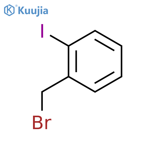 1-(bromomethyl)-2-iodobenzene structure