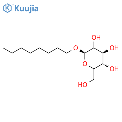 Octyl b-D-galactopyranoside structure