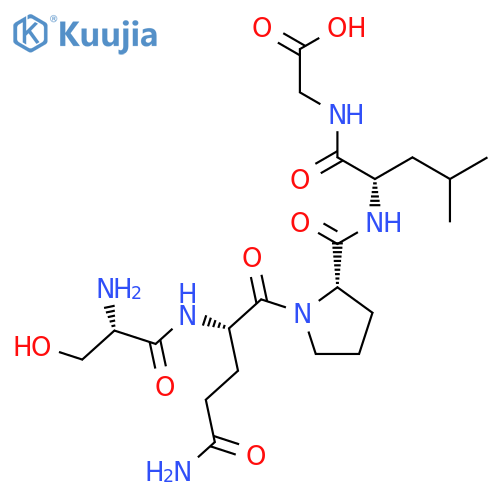 GLYCINE, L-SERYL-L-GLUTAMINYL-L-PROLYL-L-LEUCYL- structure