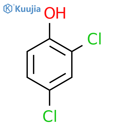 Phenol, 2,4-dichloro-, labeled with carbon-14 (9CI) structure