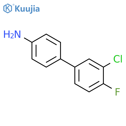 4-(3-chloro-4-fluorophenyl)aniline structure