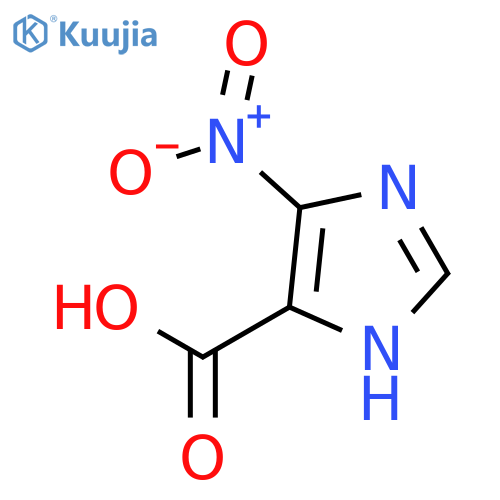 5-nitro-1H-imidazole-4-carboxylic acid structure