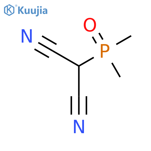Propanedinitrile, (dimethylphosphinyl)- structure