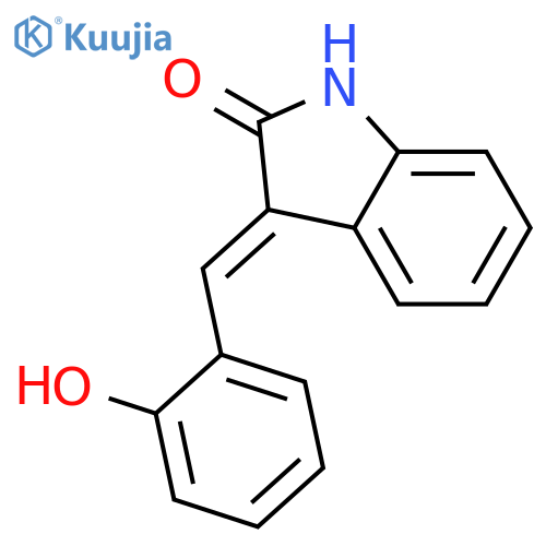 3-[(2-hydroxyphenyl)methylidene]-1H-indol-2-one structure