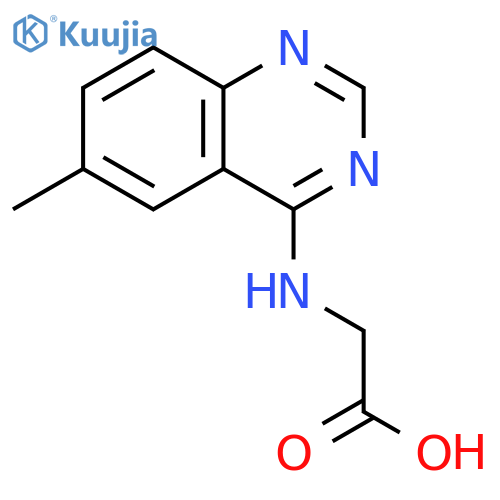 2-(6-methylquinazolin-4-yl)aminoacetic acid structure