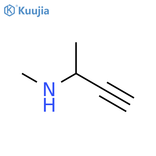 (but-3-yn-2-yl)(methyl)amine structure