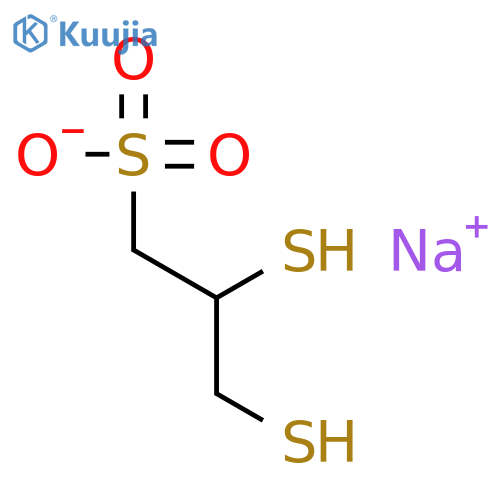 2,3-Dimercaptopropanesulfonic acid sodium salt structure