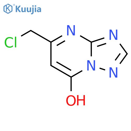 5-(chloromethyl)[1,2,4]triazolo[1,5-a]pyrimidin-7-ol structure