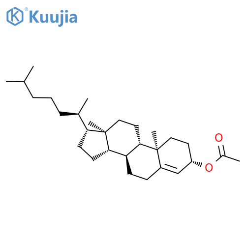 Cholest-4-en-3-ol, acetate, (3b)- structure