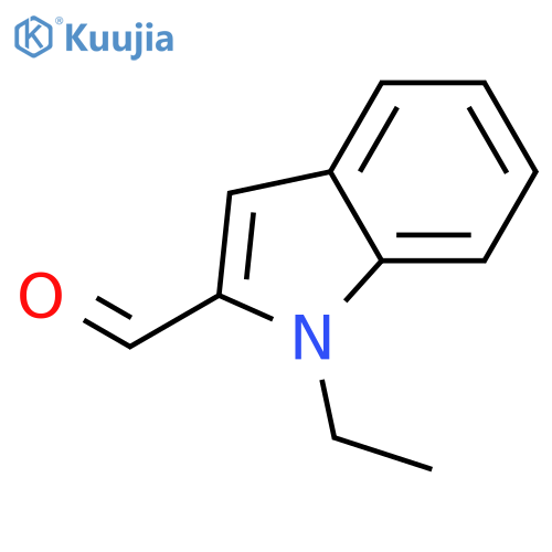 1-ethylindole-2-carbaldehyde structure