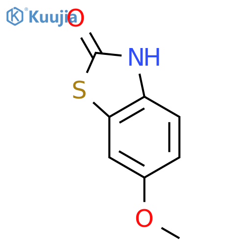 2-Hydroxy-6-methoxybenzothiazole structure