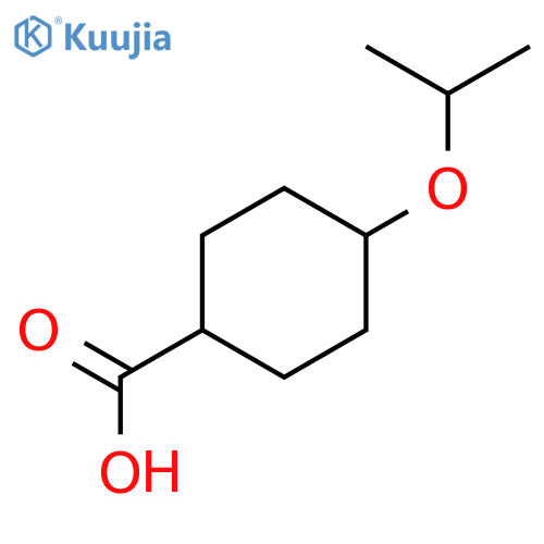 4-Isopropoxycyclohexanecarboxylic acid structure
