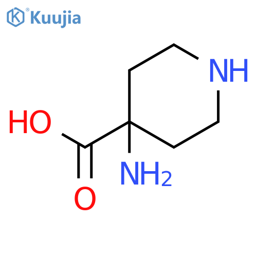 4-Aminopiperidine-4-carboxylic acid structure