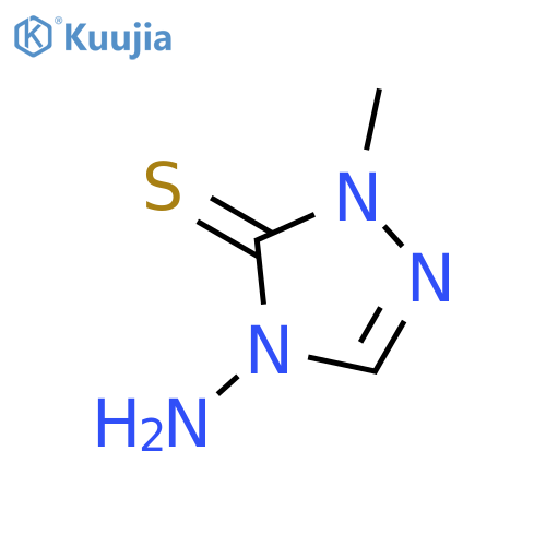 3H-1,2,4-Triazole-3-thione, 4-amino-2,4-dihydro-2-methyl- structure