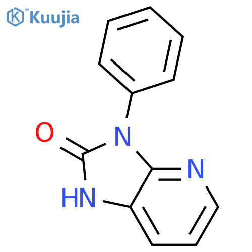 1,3-dihydro-3-phenyl-2H-Imidazo[4,5-b]pyridin-2-one structure