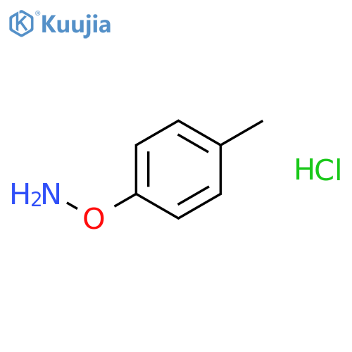 Hydroxylamine, O-(4-methylphenyl)-, hydrochloride structure