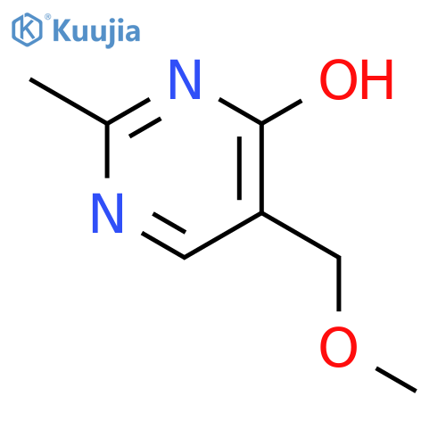 2-methyl-4-hydroxy-5-methoxymethylpyrimidine structure