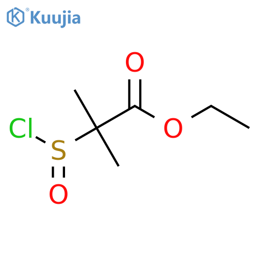 Ethyl 2-methyl-2-sulfinopropanoate structure